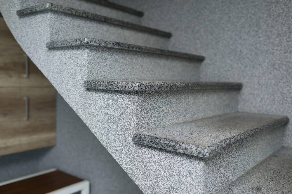 Escaliers en granit près de Metz 