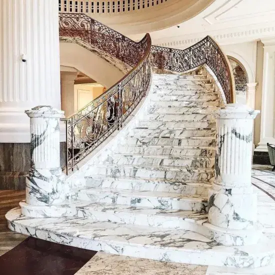 escalier marbre