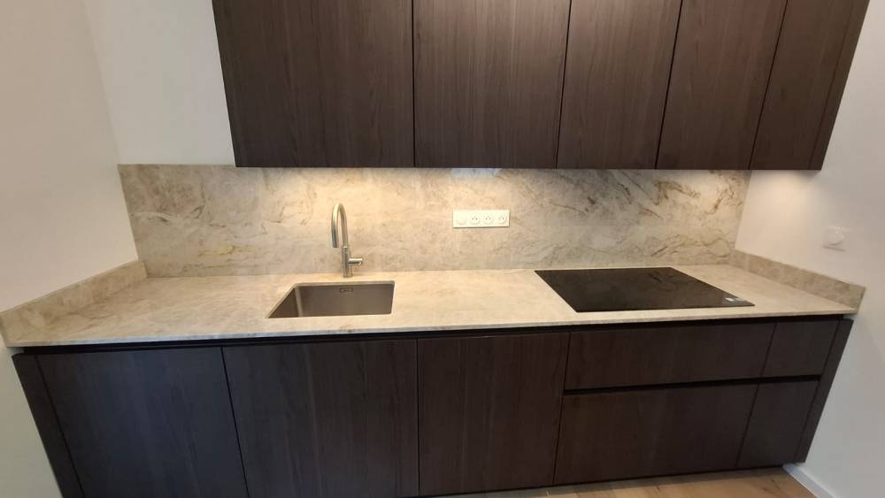 Quartzite Taj Mahal poli (brillant) - cuisine (3)